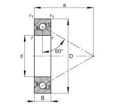 ǽ|S BSB030062-2RS-T, 򣬽| a = 60ƹɂ(c)ܷ