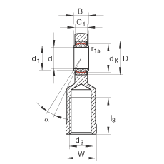US GIR50-UK-2RS, (j) DIN ISO 12 240-4 ˜ݼySoɂȴܷ