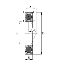 SS HCB71905-E-T-P4S, {(ji)ɌԪb|  = 25մƹ