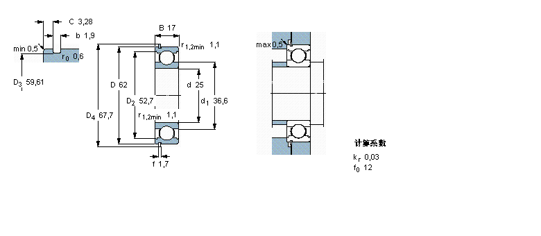 SKF S, Уֹӭh(hun), m6205-ZNRӱD