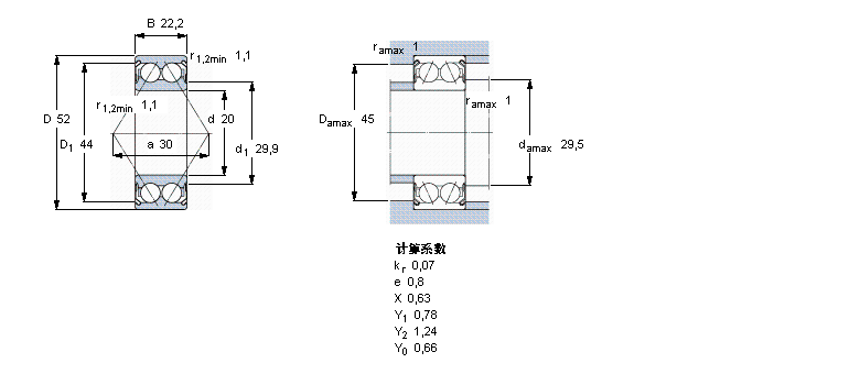 SKF ǽ|S, p, m3304A-2Z/MT33ӱD