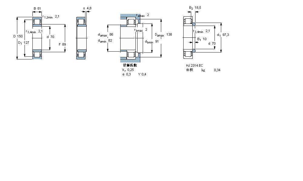 SKF ALS, , NU O(sh)Ӌ(j)NU2314ECMLӱD