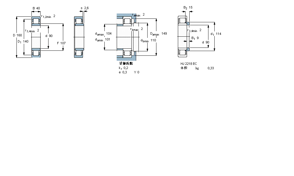 SKF ALS, , NJ O(sh)Ӌ(j)NJ2218ECPӱD