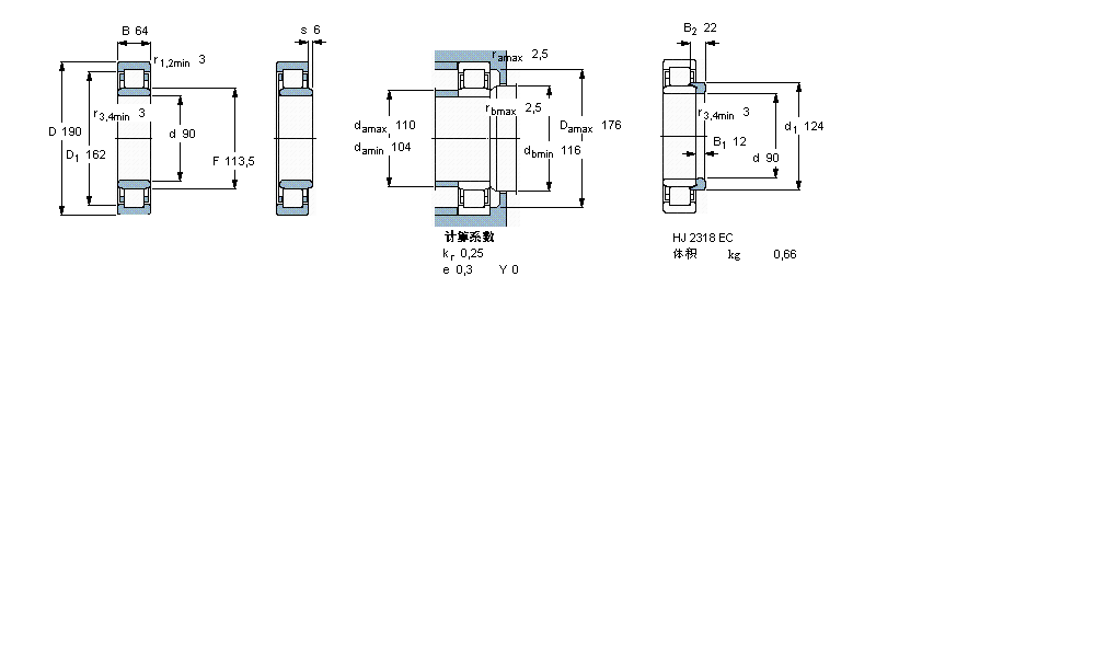 SKF ALS, , NU O(sh)Ӌ(j)NU2318ECMӱD
