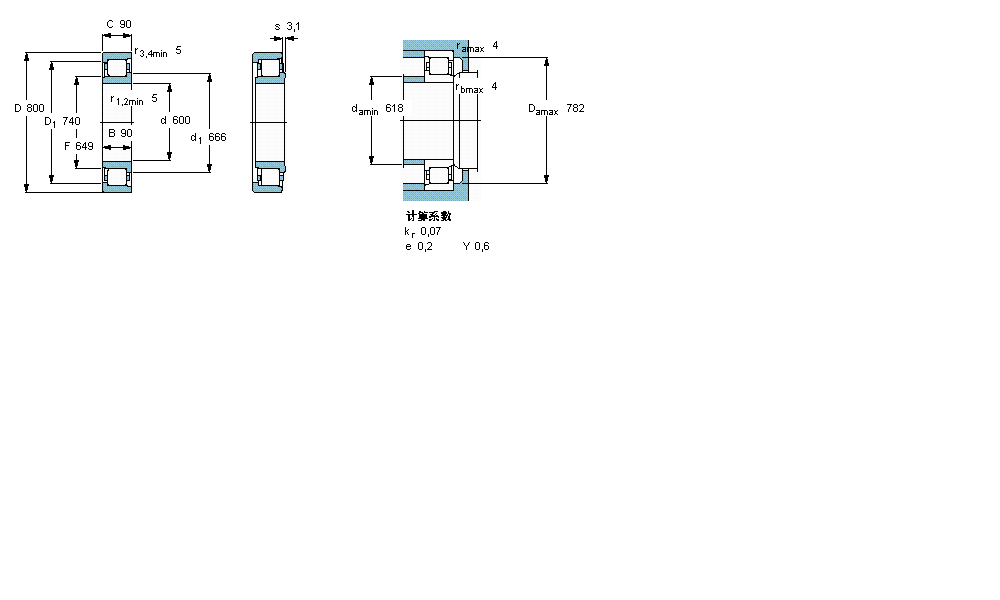 SKF ALS, , NU O(sh)Ӌ(j)NU28/600ECMAӱD