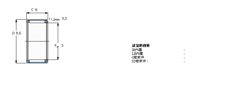 SKF LS, _Ȧ, ]ʽβ, o(w)ܷBK0306TNӱD