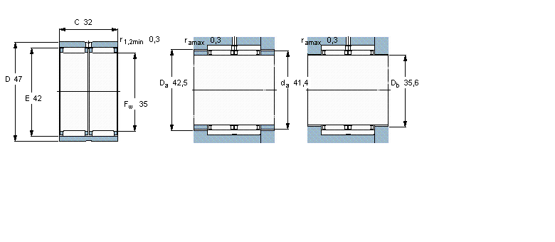 SKF LS, omo(ni)ȦRNAO35x47x18ӱD