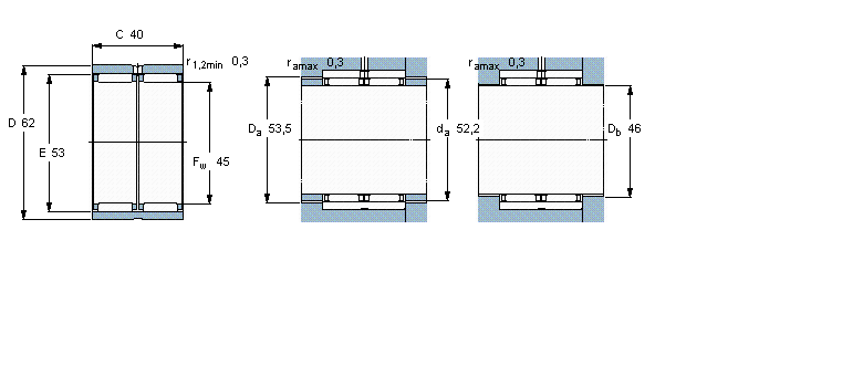 SKF LS, omo(ni)ȦRNAO45x55x17ӱD