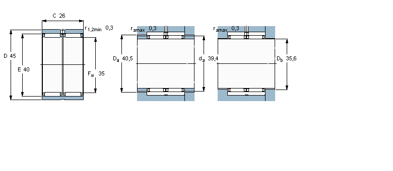 SKF LS, o(w)mo(w)(ni)ȦRNAO35x45x17ӱD