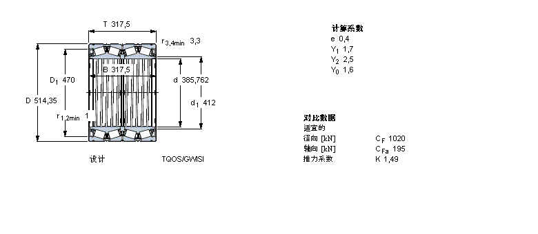 SKF AFLS, УTQOY(ji)(gu), TQOSN/GWSI, SпеBT4B334042E1/C575ӱD