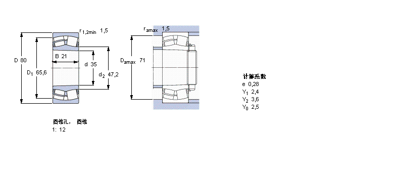 SKF LS, A͈AF, A̓(ni), oܷ21307CCӱD