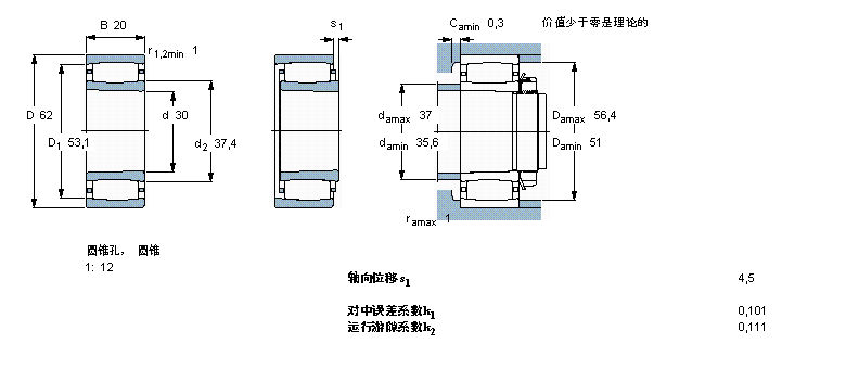 SKF CARBAh(hun)LS, A͈AF, A̓ȿ, MC6006VӱD