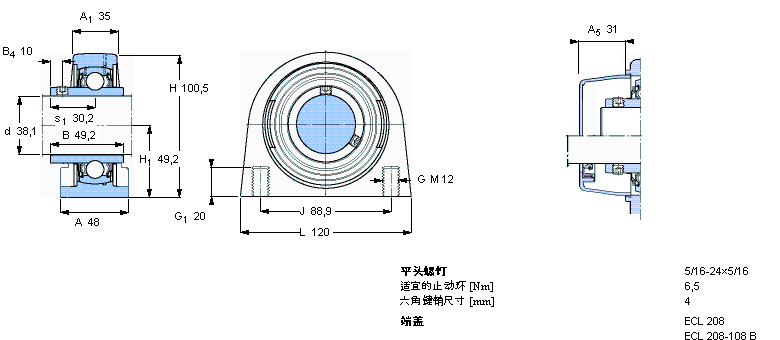 SKF Y-ʽSԪ, ̻Sƽ^iʳƷИI(y)Ļ֬, SSYFL35TR/VE495ӱD