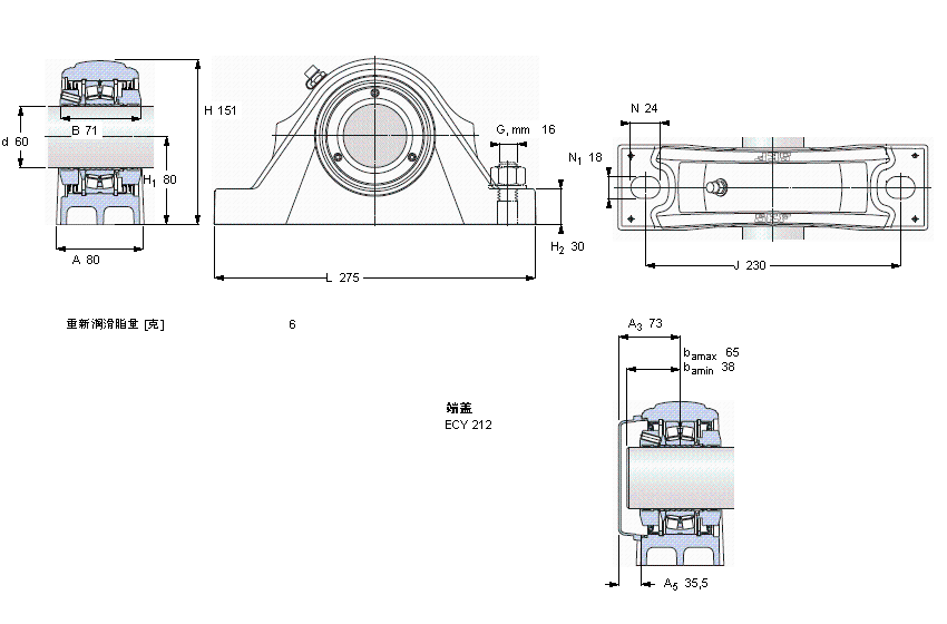 SKF LSʽSԪ, SKF ConCentra, locating units, radial shaft sealsSYNT60FTFӱD