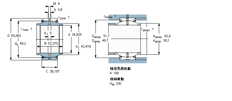 SKF ҪSo(h)ď滬S, 䓌L(ni)Ȧ, oܷ,ӢƳߴGEZM106ESӱD